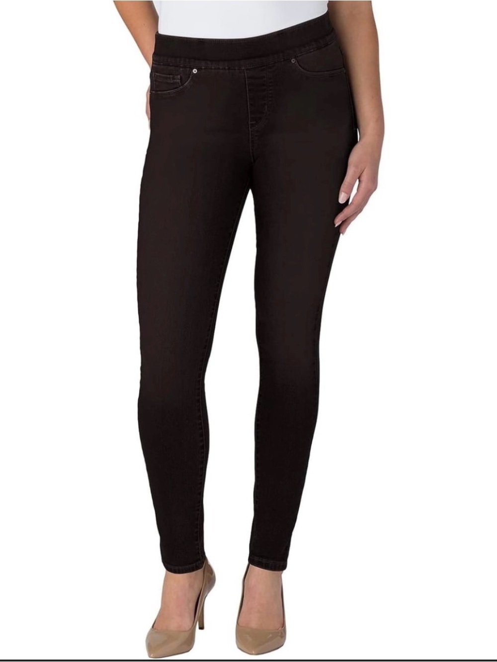 Levi's Signature Women's Black Skinny Pull-On Jeans 14L